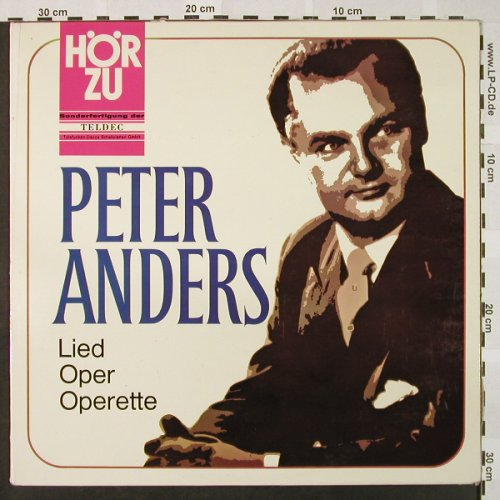 Anders,Peter: Lied Oper Operette, HörZu(HZT 512), D,  - LP - L3301 - 5,00 Euro