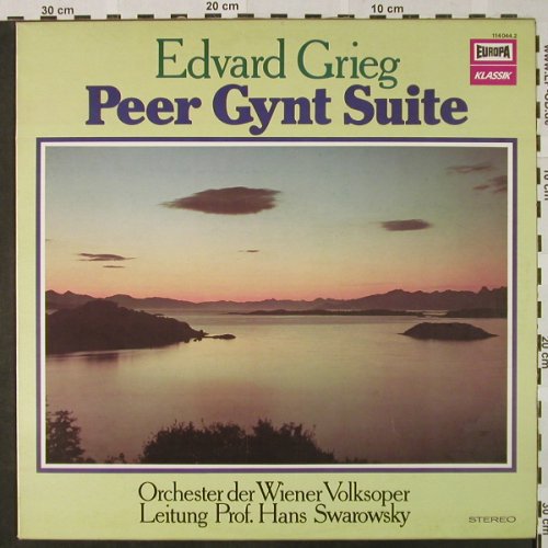 Grieg,Edvard: Peer Gynt Suite, Europa(114 044.2), D,  - LP - L3307 - 5,50 Euro