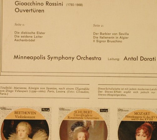 Rossini,Gioacchino: Berühmte Ouvertüren, Pergola (832 035 PGY), D Typ: LP Best.-Nr.: L3316 Preis: 5,00 Euro