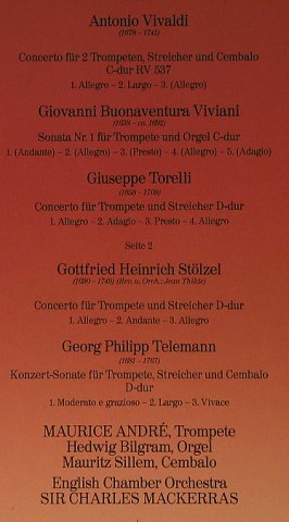 Andre, Maurice: Trompetenkonzerte, Club Ed., D.Gr. (40 739 5), D, Ri, 1977 Typ: LP Best.-Nr.: L3328 Preis: 4,00 Euro
