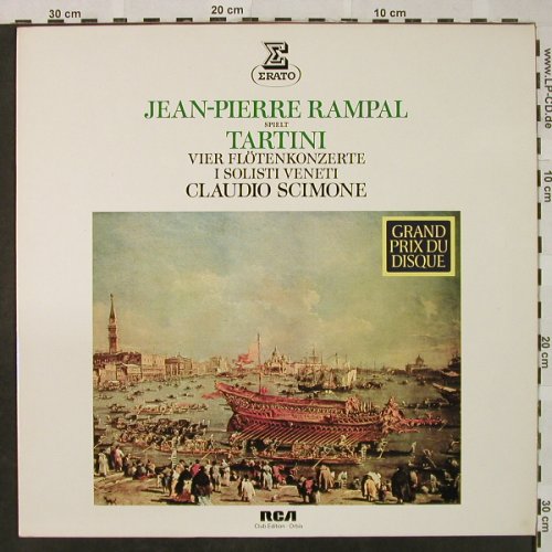 Tartini,Guiseppe: Vier Flötenkonzerte, D.50, 105, 78, Erato, Club Ed.(38 454 5), D, 1977 - LP - L3337 - 7,50 Euro