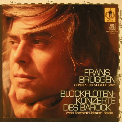 Brüggen,Frans: Blockflötenwerke des Barock, Telefunken,Club Ed.(65 687 6), D, Ri,  - LP - L3348 - 5,00 Euro