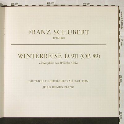 Schubert,Franz: Winterreise op 89,Club-Sonderauflag, D.Gr. (G 75 269), D, Box, 1966 Typ: 2LP Best.-Nr.: L3364 Preis: 12,50 Euro