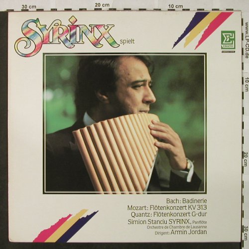 Stanciu,Simion - Syrinx: Bach,Quantz,Mozart, Erato/RCA(42 466-3), D,Club Ed., 1985 - LP - L3370 - 6,00 Euro