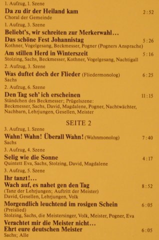Wagner,Richard: Meistersinger von Nürnberg-Gr.Quers, Decca(26 090-1), D, 1984 - LP - L3391 - 5,00 Euro