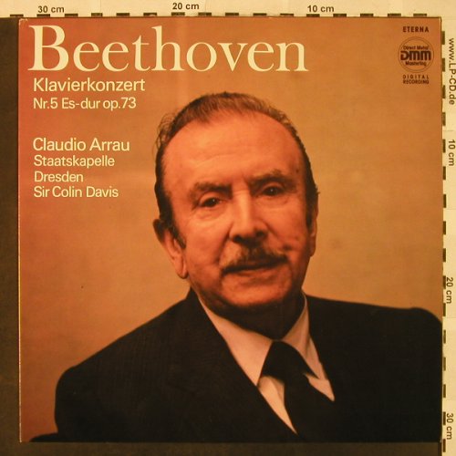 Beethoven,Ludwig van: Klavierkonzert Nr.5 Es-dur op.73, Eterna(725 083), DDR, 1987 - LP - L3399 - 7,50 Euro