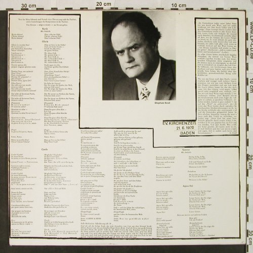 Kroll,Stephan: Mitschnitte aus seinen Konzerten, Ad Majorem Dei Gloriam (66.22 189-01), D Typ: LP Best.-Nr.: L3407 Preis: 12,50 Euro