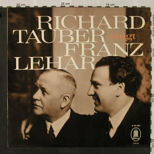 Tauber,Richard: singt Franz Lehar, Odeon(O 83 580), D,  - LP - L3412 - 6,00 Euro