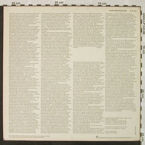 Beethoven,Ludwig van: Die Vier Leonoren-Ouvertüren, CBS(S 92923), D,  - LP - L3415 - 7,50 Euro