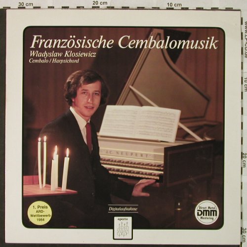 Klosiewicz,Wladyslaw: Französische Cembalomusik, Aperto/Schwann (apo 86 109), D, 1985 Typ: LP Best.-Nr.: L3419 Preis: 6,00 Euro