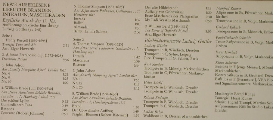 Güttler,Ludwig: 18-Newe AuserleseneLieblicheBranden, Eterna(7 25 127), DDR, 1988 - LP - L3420 - 6,00 Euro