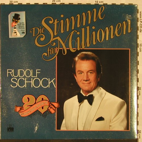 Schock,Rudolf: Die Stimme Für Millionen, FS-New, Ariola (26 283 XSU), D Typ: LP Best.-Nr.: L3430 Preis: 7,50 Euro