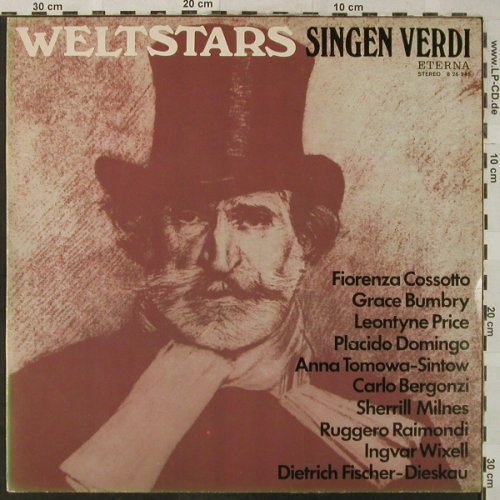 Verdi,Giuseppe: Weltstars Singen-Cossotto...Dieskau, Eterna (8 26 945), DDR, 1976 Typ: LP Best.-Nr.: L3458 Preis: 5,00 Euro