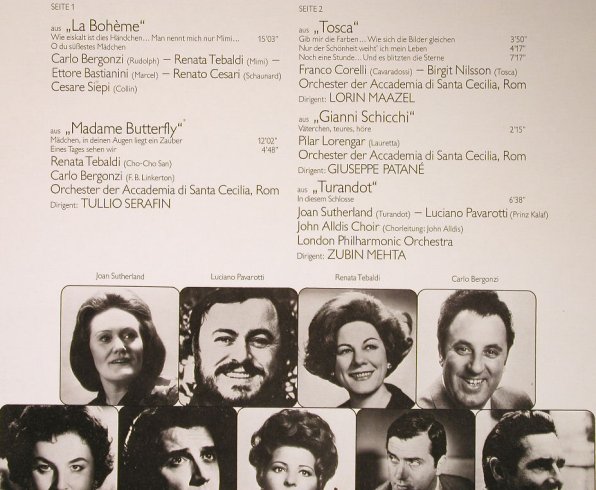 Puccini,Giacomo: 10 Opernstars-10 Puccini Hits, Decca (6.42241 AH), D, 1977 Typ: LP Best.-Nr.: L3477 Preis: 6,00 Euro