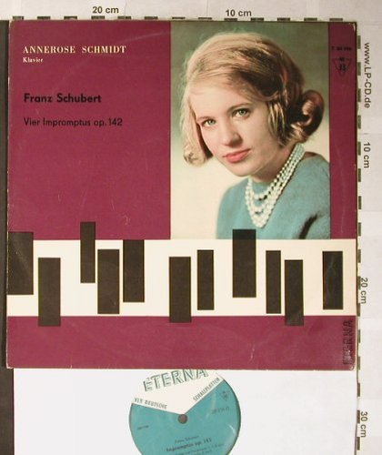 Schubert,Franz: Vier Impromptus op.142, vg-/vg+, Eterna,Bad Condition (7 20 196), DDR,Mono, 1964 Typ: 10" Best.-Nr.: L3481 Preis: 4,00 Euro