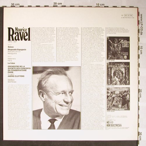Ravel,Maurice: Bolero / La Valse / Rhapsodie Esp., EMI(037-10 759), D, Ri, 1962 - LP - L3488 - 6,00 Euro