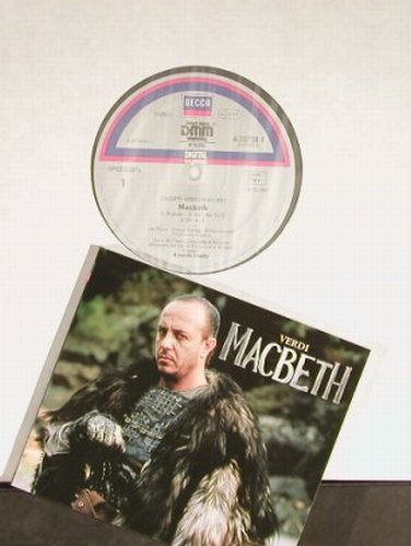 Verdi,Giuseppe: Macbeth, Box, CD-Booklet, Decca (6.35738 EX), D, 1987 Typ: 3LP Best.-Nr.: L3493 Preis: 12,50 Euro
