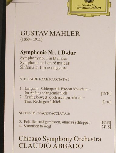 Mahler,Gustav: Sinfonie Nr.1, D.Gr.(2532 020), D, 1982 - LP - L3508 - 7,50 Euro