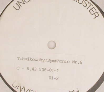 Tschaikowsky,Peter: Sinfonie Nr.6-Musterplatte No Cover, Decca (6.43506-1), D, 1987 Typ: LP Best.-Nr.: L3519 Preis: 5,00 Euro