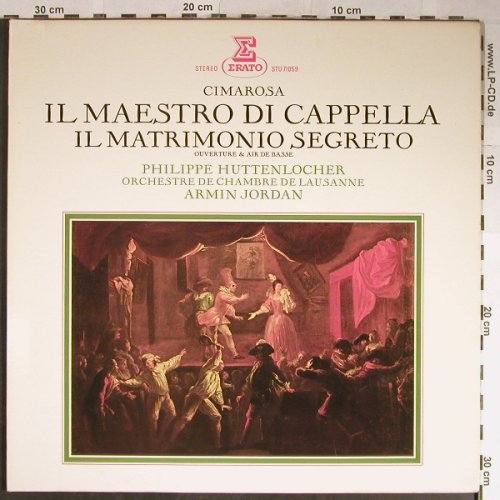 Cimarosa,Domenico: Il Maestro di Cappella, Foc, Erato(STU 71 059), F, m-/vg+, 1978 - LP - L3523 - 5,00 Euro