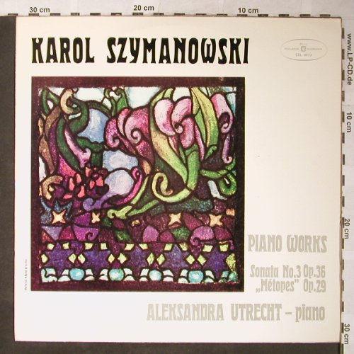 Szymanowski,Karol: Piano Works-Sonata No3,op36,Metopes, Polskie Nagrania(SXL 0973), PL,vg+/m-,  - LP - L3539 - 7,50 Euro