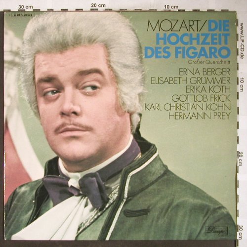 Mozart,Wolfgang Amadeus: Die Hochzeit des Figaro,Gr.Querschn, Dacapo(C 047-28 574), D,  - LP - L3567 - 5,00 Euro