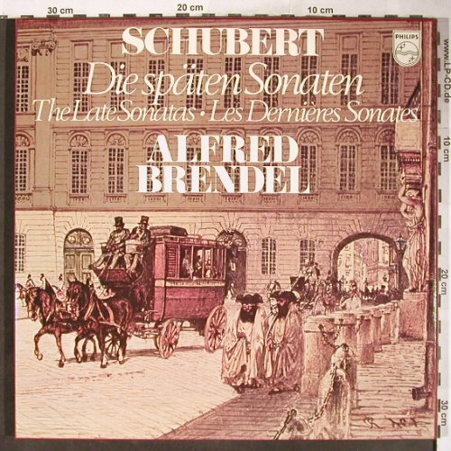 Schubert,Franz: Die Späten Sonaten, D. 958,959,960, Philips (6770 010), NL,Ri,Box, 1972 Typ: 2LP Best.-Nr.: L3604 Preis: 9,00 Euro