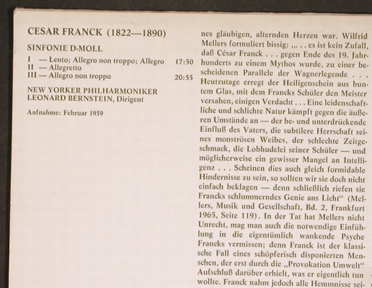 Franck,Cesar: Symphonie D-Moll, Decca(61 669), D, Ri, 1976 - LP - L3605 - 5,00 Euro