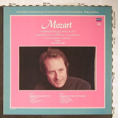 Mozart,Wolfgang Amadeus: Sinfonien Nr.40 & 41"Jupiter", Decca (411 389-1), D Typ: LP Best.-Nr.: L3640 Preis: 5,00 Euro