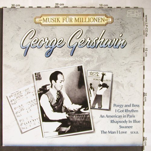 Gershwin,George: Musik für Millionen, Foc, CBS, Club Ed. (43 619 6), NL, 1972 Typ: 2LP Best.-Nr.: L3643 Preis: 7,50 Euro