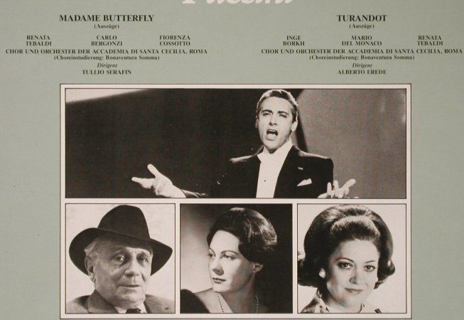 Puccini,Giacomo: Madame Butterfly/Turadot-Auszüge, Decca (412 841-1), D, Ri Typ: LP Best.-Nr.: L3648 Preis: 5,00 Euro