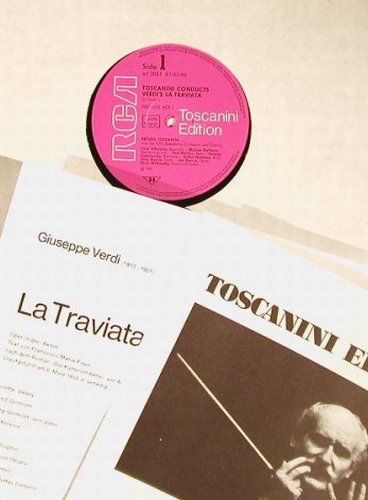 Verdi,Giuseppe: La Traviata, Box, RCA Toscanini Ed. (AT 202/1-2), D, 1975 Typ: 2LP Best.-Nr.: L3666 Preis: 7,50 Euro