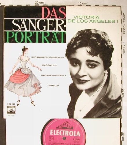 De Los Angeles,Victoria: Das Sänger-Porträt - 1, vg+/vg+, Electrola (E 70 402), D Typ: 10" Best.-Nr.: L3672 Preis: 4,00 Euro