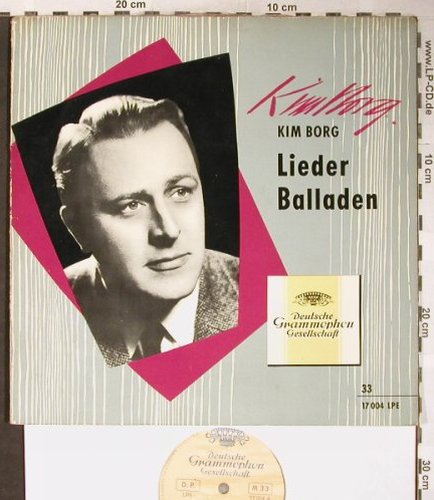 Borg,Kim: Lieder Balladen, vg+/vg+, D.Gr.(LPE 17 004), D, 1955 - 10inch - L3674 - 6,00 Euro