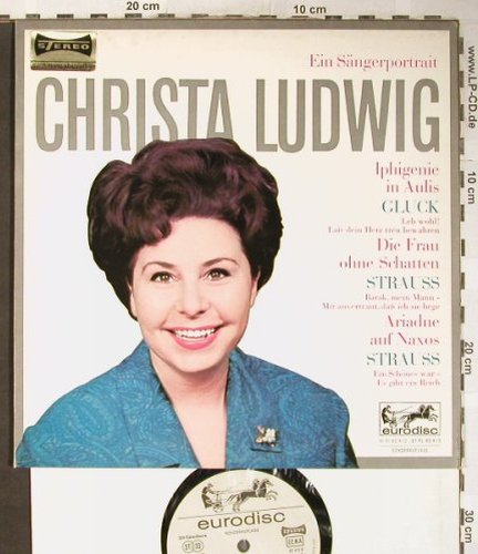 Ludwig,Christa: Ein Sängerportrait, vg+/m-, Eurodisc(60 413), D,  - 10inch - L3676 - 5,00 Euro