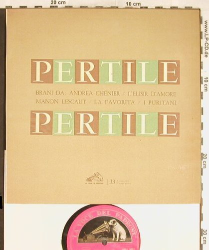 Pertile,Aurelio: Recital-Giordano,Donizetti,Puccini, La Voce Del Padrone(QBLP 5063), I, Ri, 1959 - 10inch - L3689 - 14,00 Euro