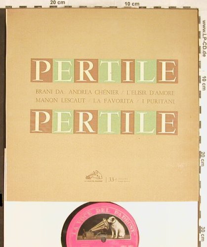 Pertile,Aurelio: Recital-Giordano,Donizetti,Puccini, La Voce Del Padrone (QBLP 5063), I, Ri, 1959 Typ: 10" Best.-Nr.: L3689 Preis: 14,00 Euro