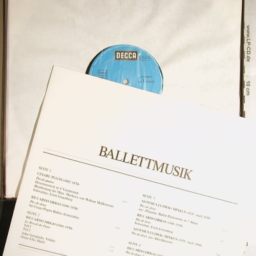 V.A.Balettmusik: A.L.Minkus,Drigo,Pugni, Luigini, Decca (6.35389 DX), D, 1978 Typ: 2LP Best.-Nr.: L3696 Preis: 9,00 Euro