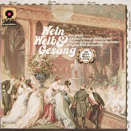 Strauss,Johann: Wein Weib & Gesang, Foc, HörZu Emi(C 187-02 605/06), D,  - 2LP - L3703 - 7,50 Euro