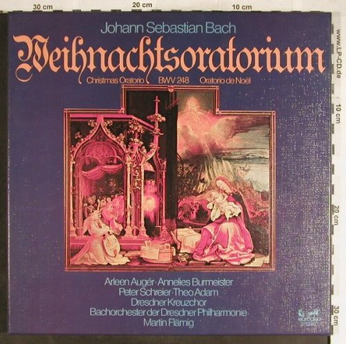 Bach,Johann Sebastian: Weihnachts-Oratorium,Box, Eurodisc(87 937 XGK), D, 1975 - 3LP - L3713 - 10,00 Euro