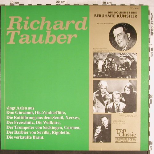 Tauber,Richard: singt Arien, Top Classic(TC-9037), D,  - LP - L3728 - 5,50 Euro