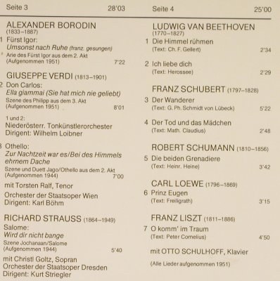 Schöffler,Paul: Same - Bariton, Foc, BASF (22 226948), D, 1976 Typ: 2LP Best.-Nr.: L3734 Preis: 6,00 Euro