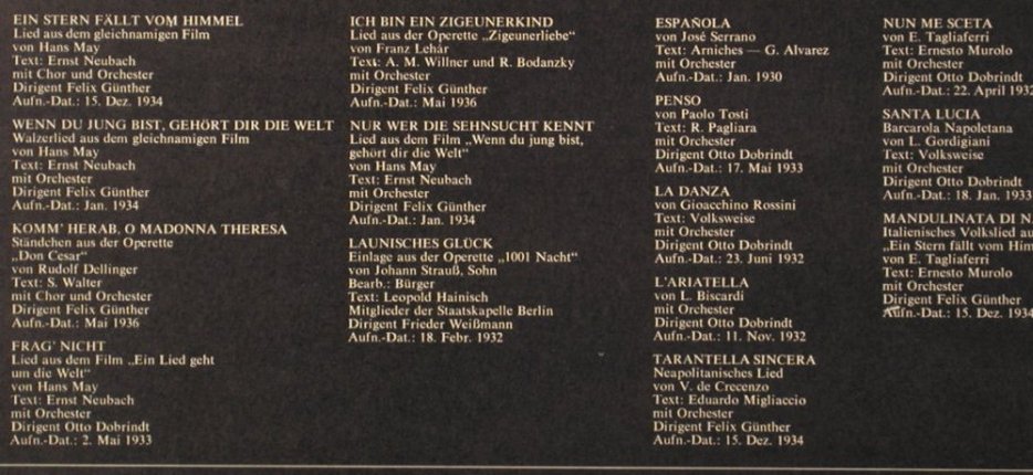 Schmidt,Joseph: Ein Stern fällt,Film,Operette,Canzo, HörZu (HZEL 705), D Typ: LP Best.-Nr.: L3738 Preis: 5,00 Euro