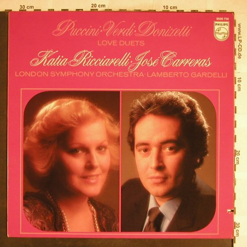 Ricciarelli,Katia / Jose Carreras: Love Duets, Philips(9500 750), NL, co, 1980 - LP - L3741 - 5,00 Euro