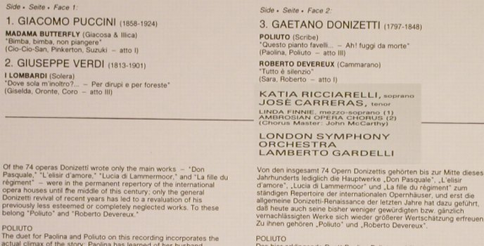 Ricciarelli,Katia / Jose Carreras: Love Duets, Philips(9500 750), NL, co, 1980 - LP - L3741 - 5,00 Euro