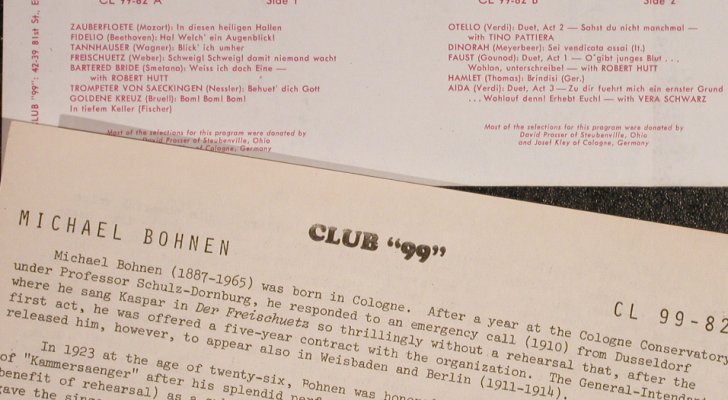 Bohnen,Michael: Same, Club"99"NY(CL99-82), US,  - LP - L3742 - 6,00 Euro