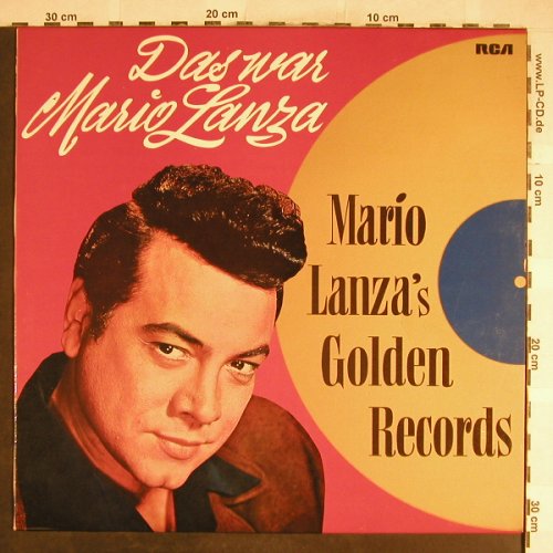 Lanza,Mario: Das war M.L., Golden Records, RCA Victor(26.21109 AS), D,Ri,  - LP - L3750 - 5,00 Euro