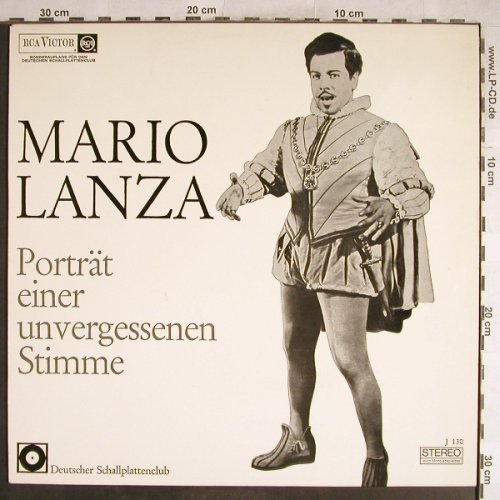 Lanza,Mario: Portrait einer unvergessenen Stimme, RCA Victor(J 130), D, DSC,  - LP - L3753 - 5,50 Euro