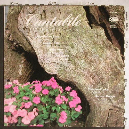 V.A.Cantabile-Berühmte Zugaben: Rachmaninow..Wilhelmi, Eterna (7 25 193), DDR, 1988 Typ: LP Best.-Nr.: L3755 Preis: 5,00 Euro