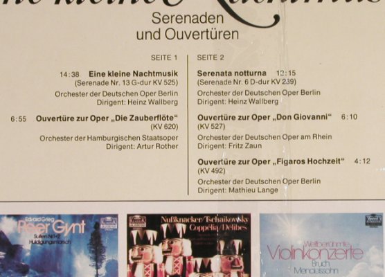 Mozart,Wolfgang Amadeus: Eine kleine Nachtmusik, FS-New, Maritim Klassik Auslese(47 281 NK), D,  - LP - L3768 - 6,00 Euro